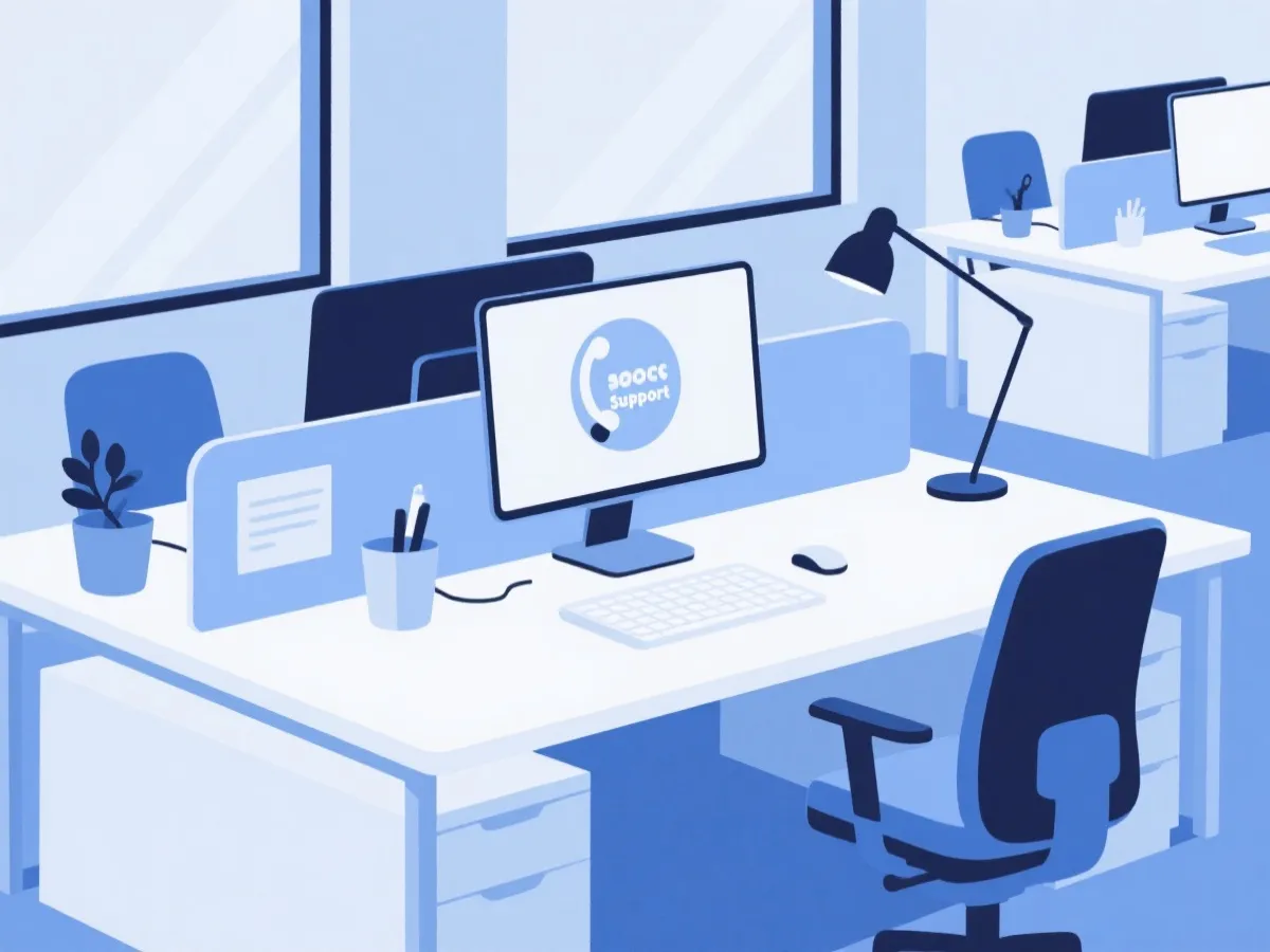 客户支持服务示意图